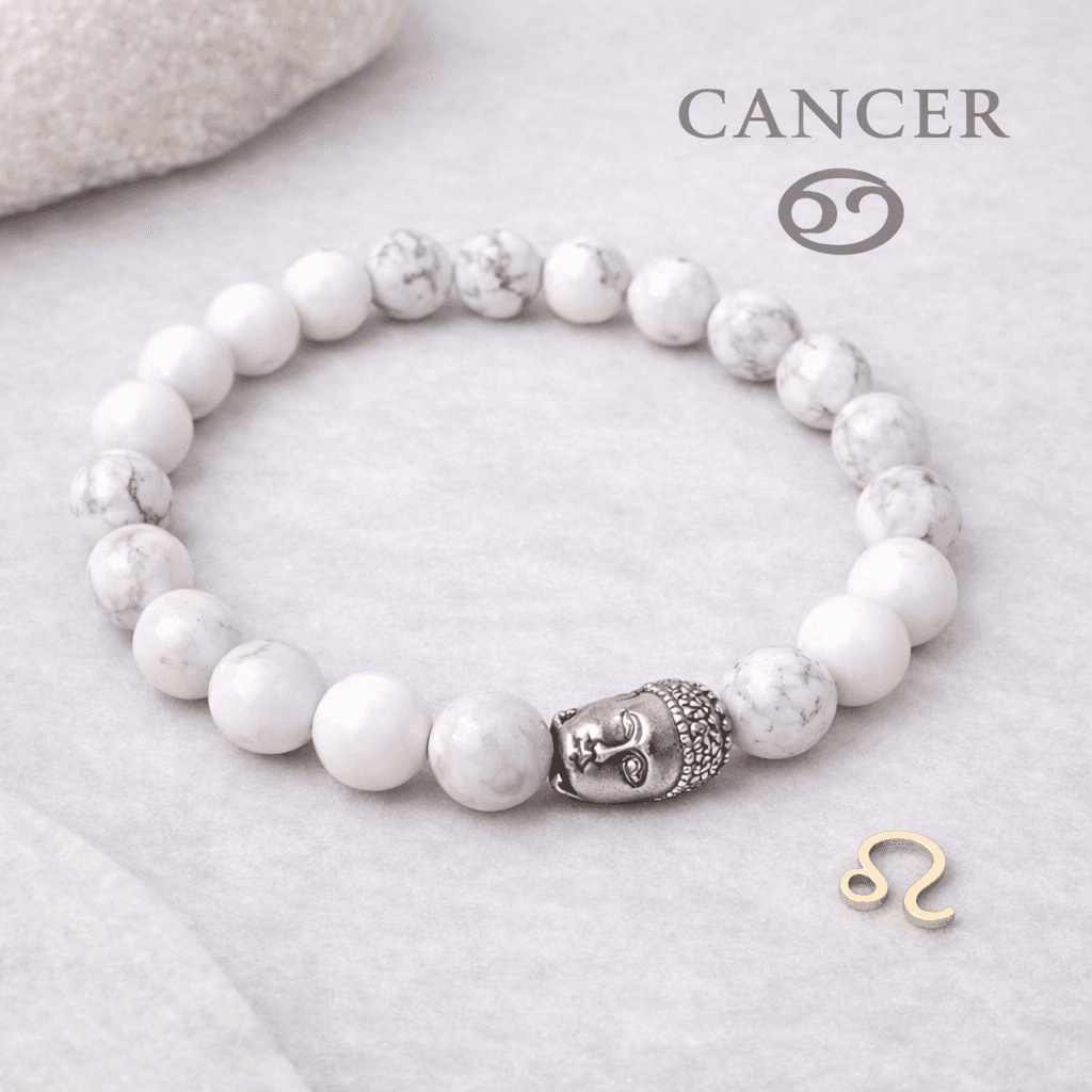 Cancer Howlite Bracelet